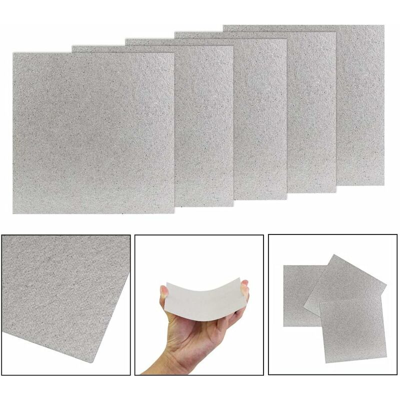 5 pcs Microwave Plate Waveguide Cover Universal Microwave Oven Mica Plate Mica Sheet 1210Cm Easy To Cut For Microwave