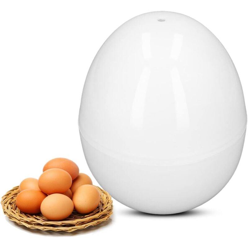 Egg Cooker With 4 Egg Capacity Microwave Hard Boiled Eggs Compact Design Pp Material Egg Steamer For Home Use