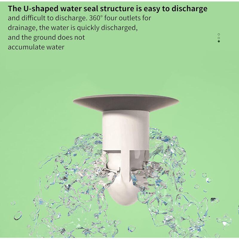 Shower Sink Drain Check Valve Channel Core Anti-Odor Kitchen Bathroom Backflow Preventer Bathroom Pipe Check Valve