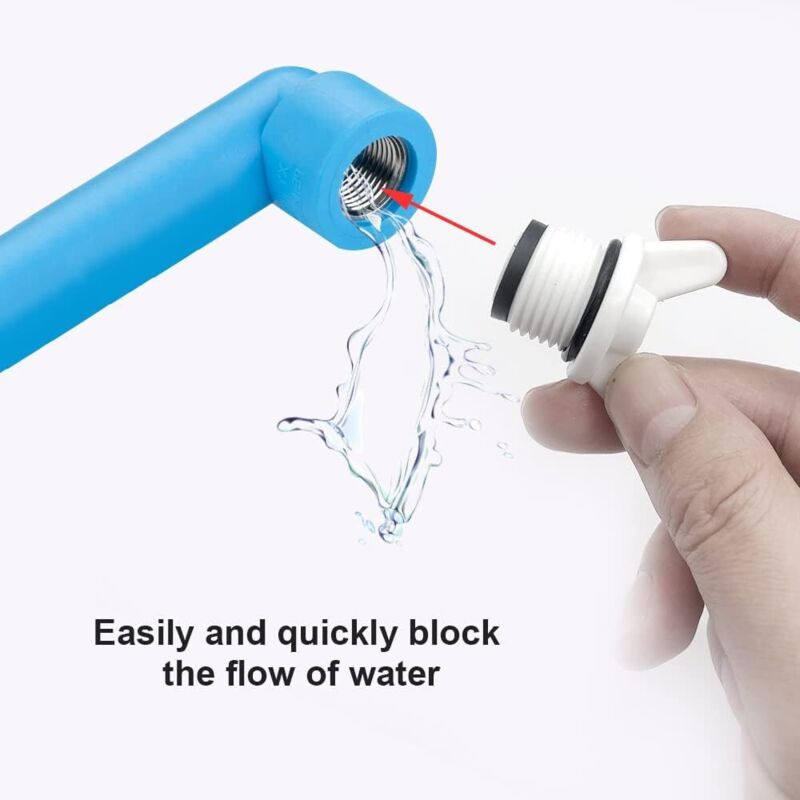 Plumbing Plug-15 pcs 1/2" Male External Thread Pipe Hex Plug,Blanking Plug,For Washing
