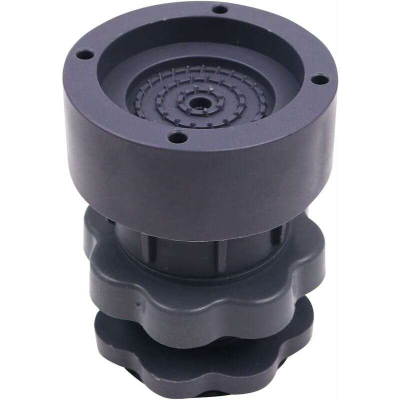 4-Piece Universal Adjustable Rubber Shock Pads For Washers, Dryers, Refrigerators