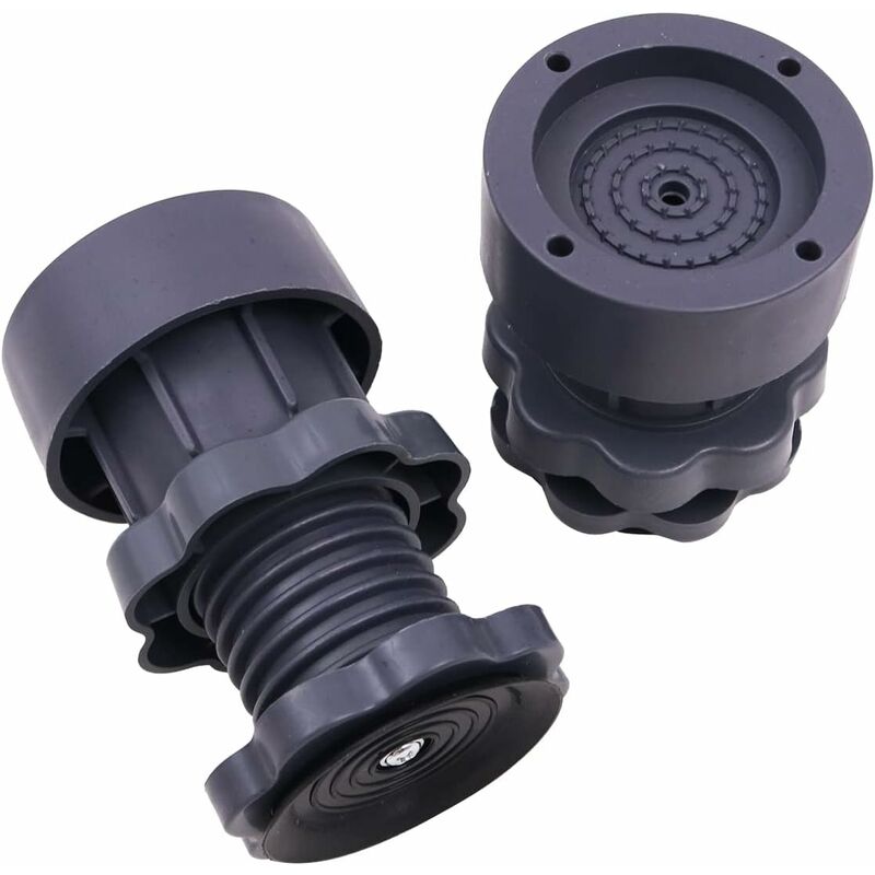 4-Piece Universal Adjustable Rubber Shock Pads For Washers, Dryers, Refrigerators