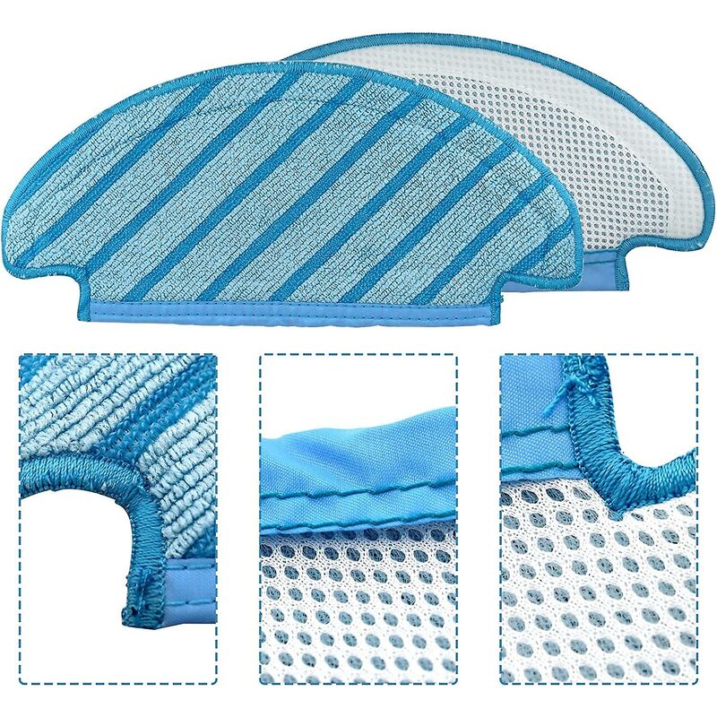 10 pcs Washable Cloth Mop Pads RObot Vacuum Cleaner Replacement Parts