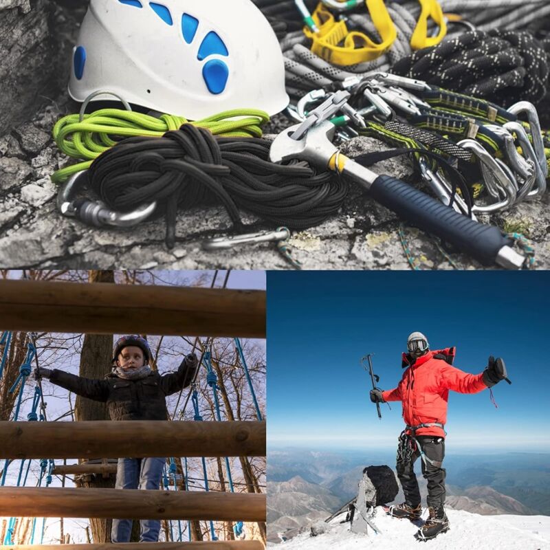 Parts Stainless Steel Pulley, Single Lifting Pulley With ROpe For ROpes Camping Hiking