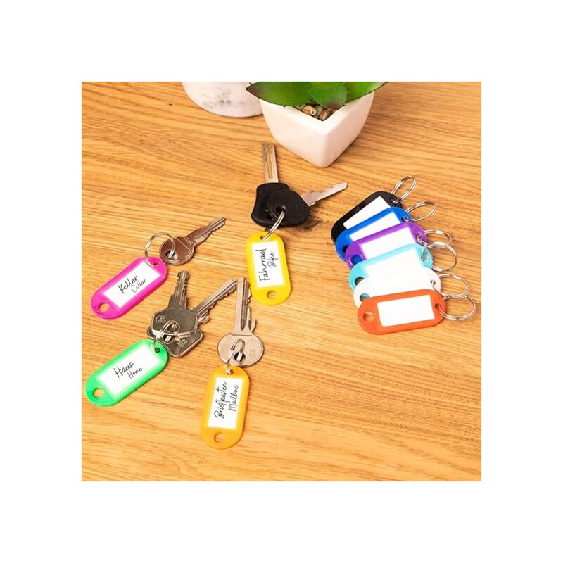 Key Tags/Key Panels, Heavy Duty Weatherproof, Labels, 100 Pieces