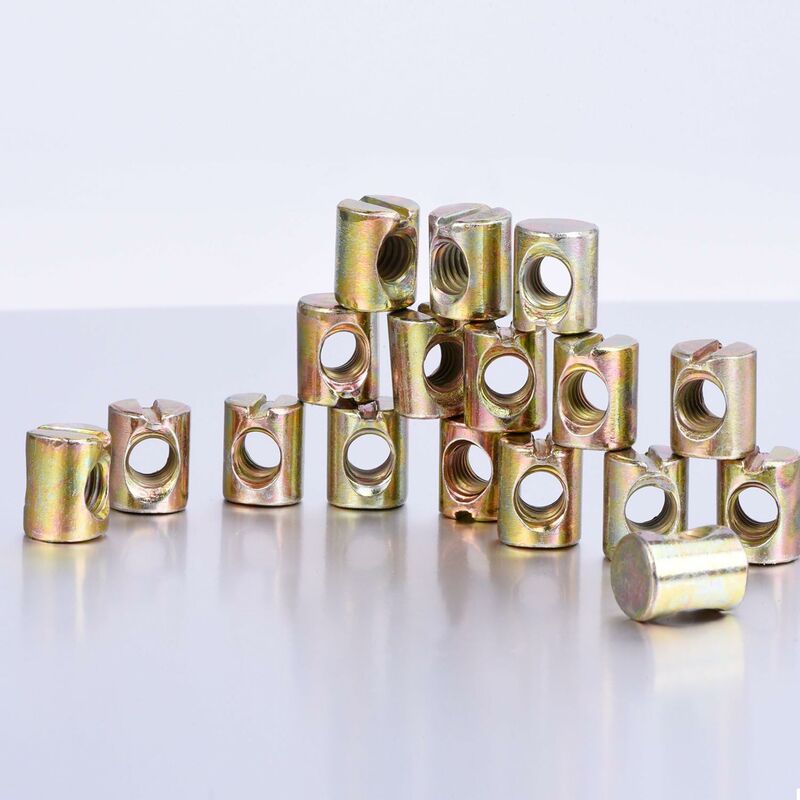 20 pcs M6 Slotted Nuts For Furniture Chairs Beds Cribs