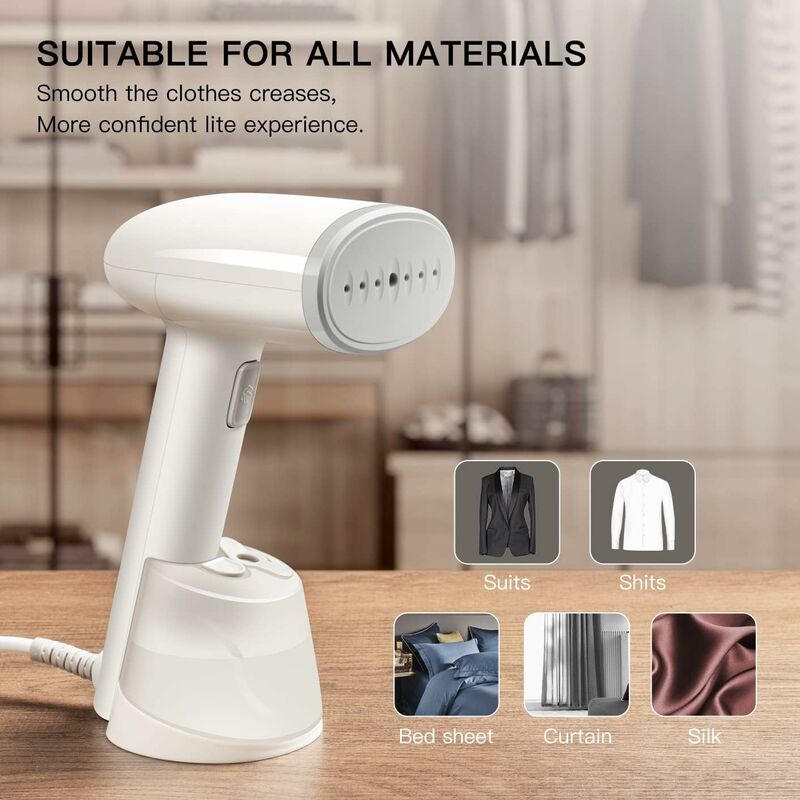 Portable Travel Vertical Steamer, 230Ml, 1200W Handy Steam Iron Fast Heat-Up, 18G/Min Steam, For Clothes, Curtains,