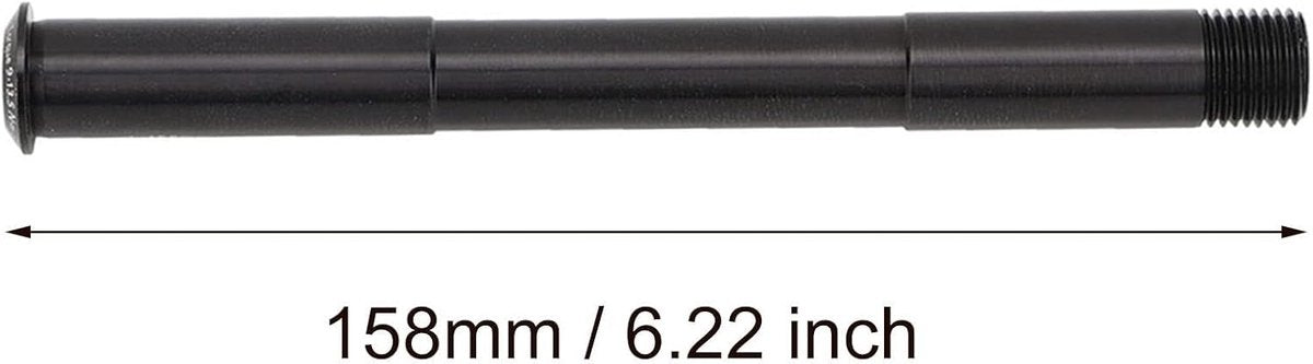 Bicycle - Thru-axle - Fork lockout lever - Aluminum alloy - Thru-axle - Quick-release bicycle front hub, fork, seatpost thru-axle, Boost fork axle - 110 x 15 mm - Black