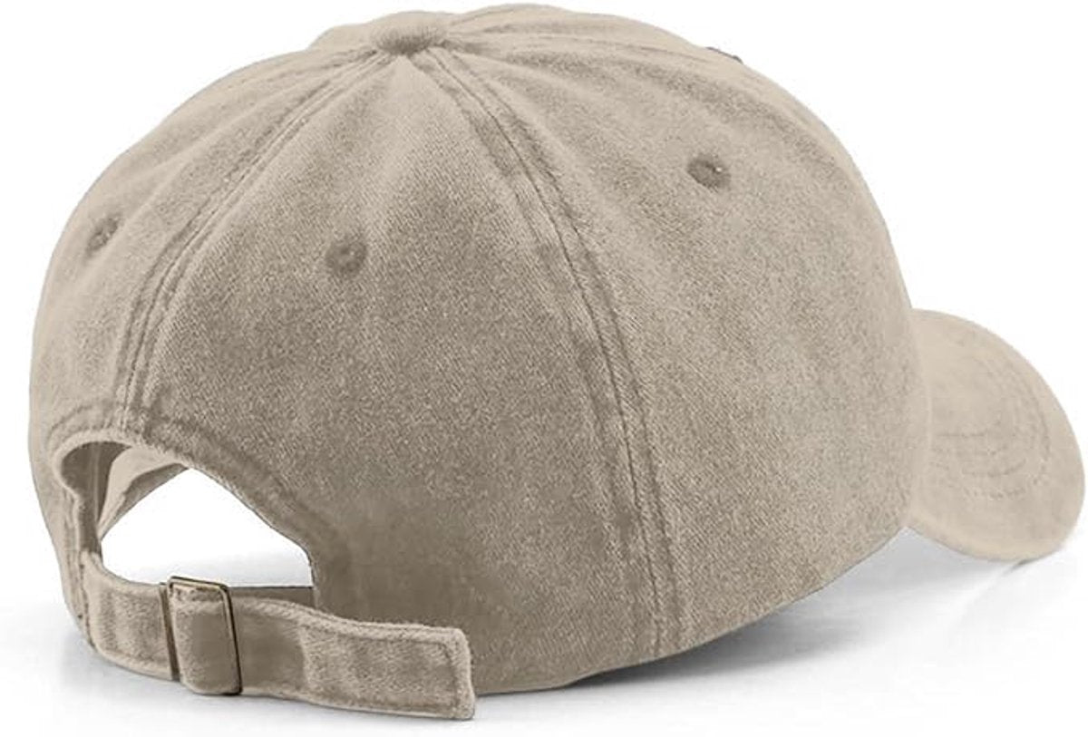 Ponytail Baseball Cap - Adjustable Women's Baseball Cap - Vintage Hat - Baseball Cap with Sun Protection - With Ponytail Hole - Suitable for Summer Sports