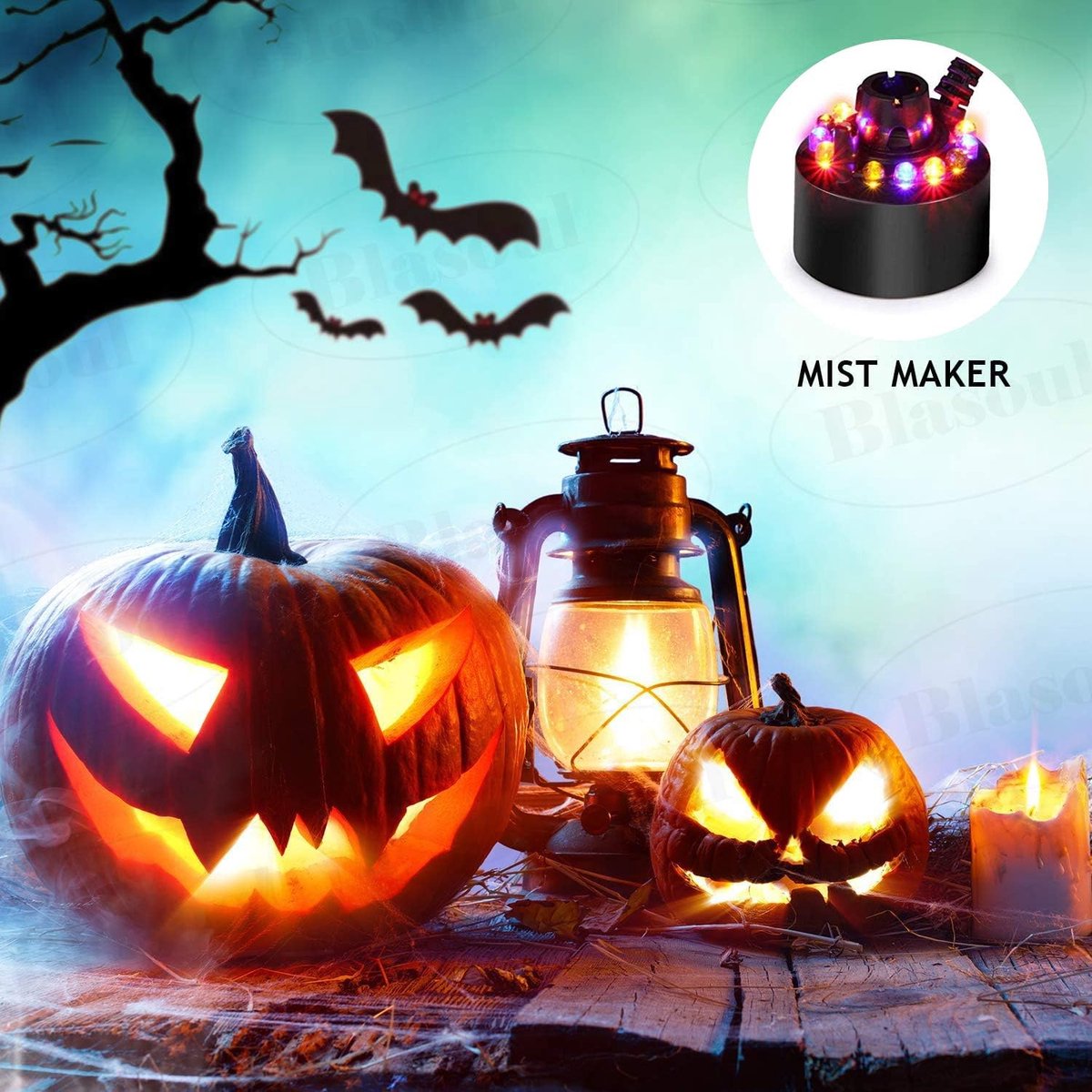 12 LED Ultrasonic Mister for Sinks and Decoration