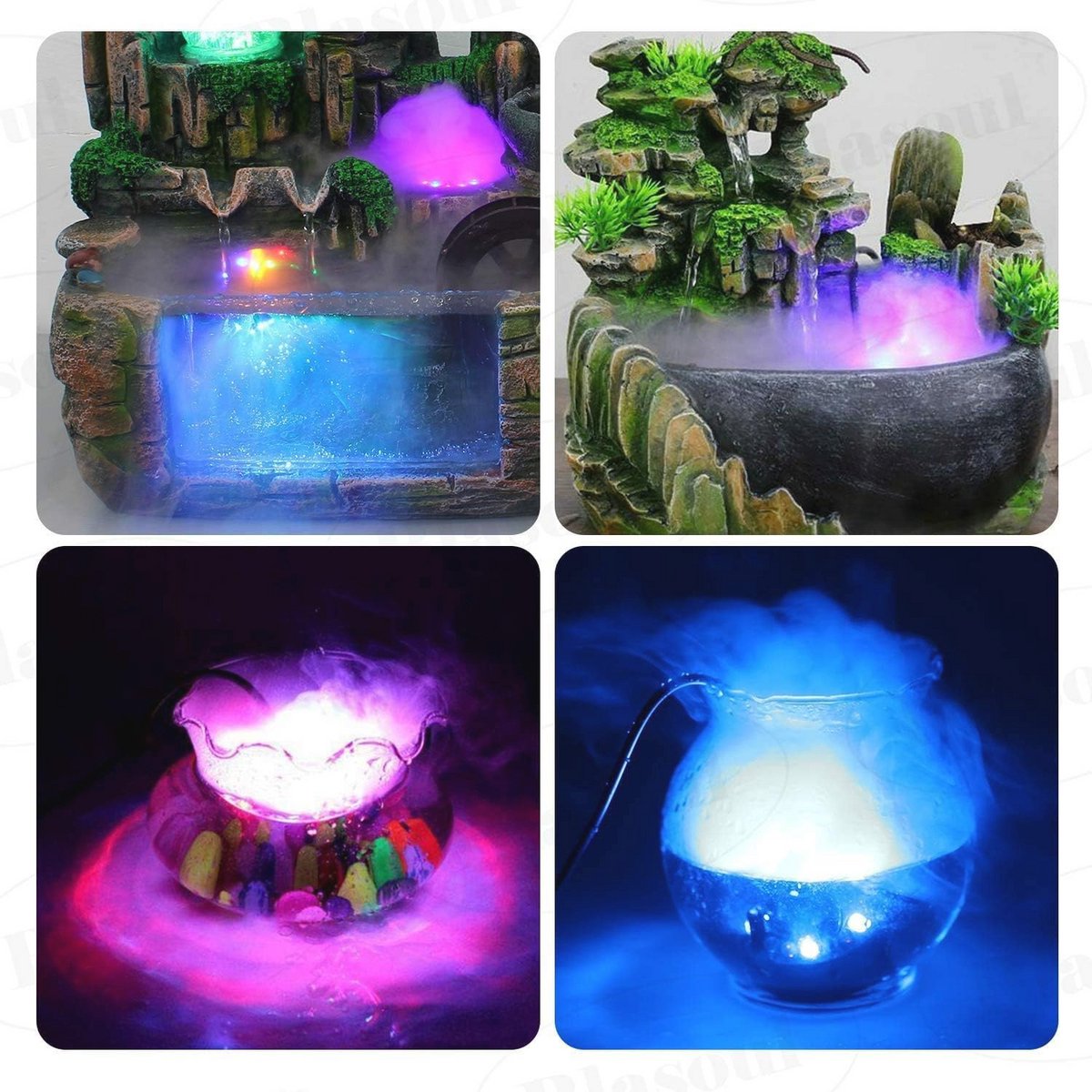 12 LED Ultrasonic Mister for Sinks and Decoration