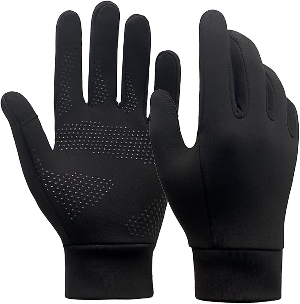 Handlebar muffs - Gloves - Scooter handlebar muffs - Hand warmers for cycling - Winter running gloves for men and women - Touchscreen compatible - Non-slip and lightweight - Suitable for cycling, sports and driving - Black