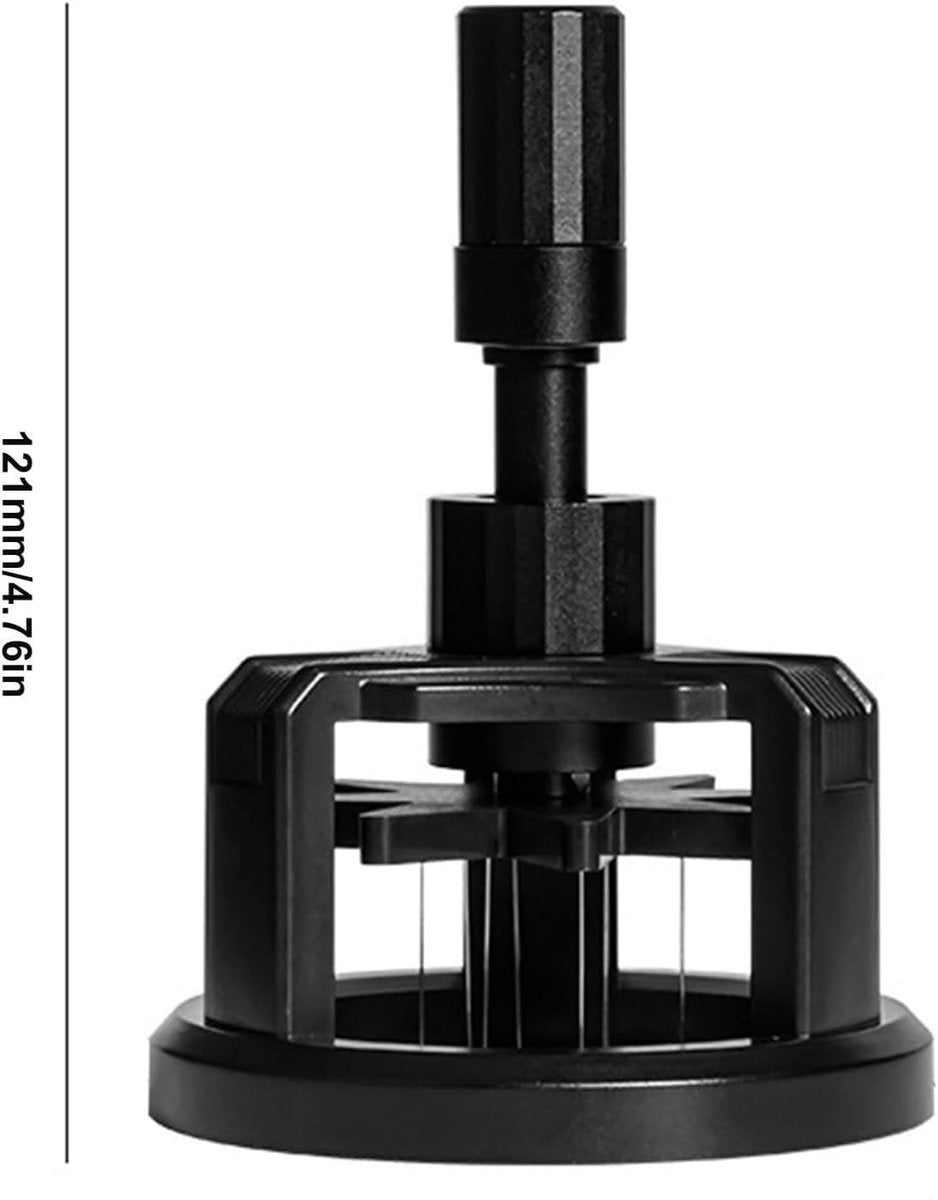 Manual coffee press - Magnetic coffee preparation tool - Coffee maker accessory - Non-slip prong mixer - Countertop - Workstation - Coffee preparation - Homemade coffee grounds cleaner - 58 mm coffee press