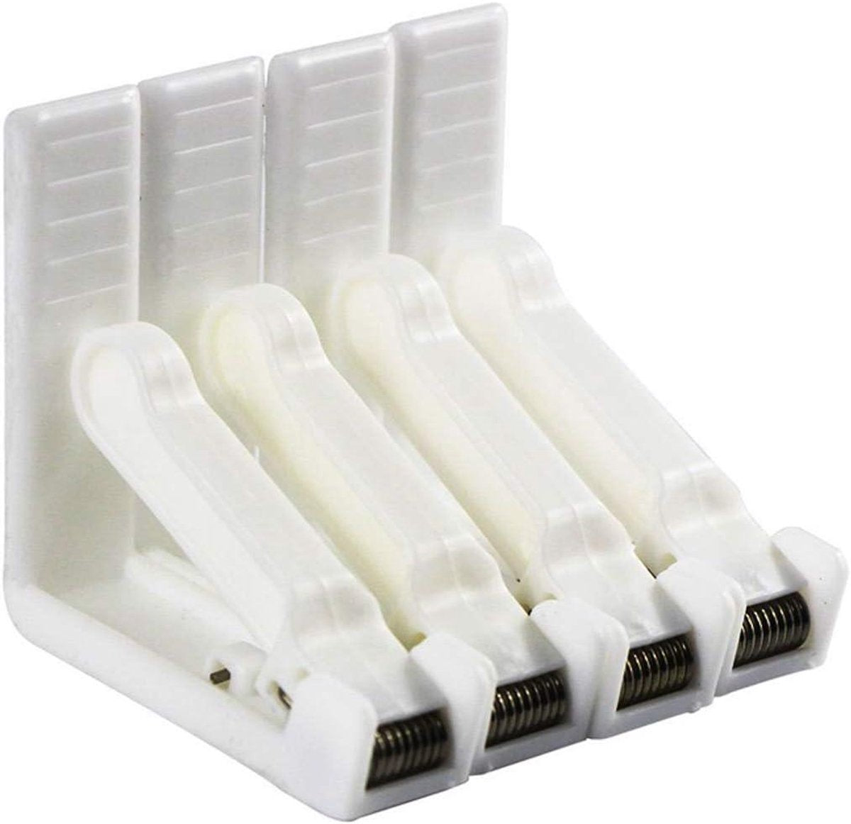 Tablecloth clips - For outdoor use, garden, picnics, weddings, parties, buffets and restaurants - Wit.