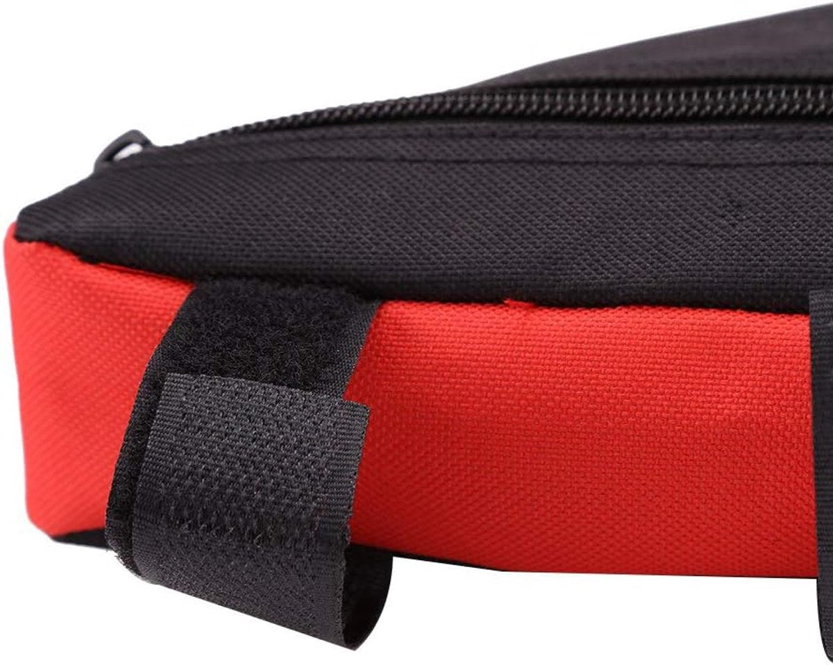 Bicycle panniers - Bicycle frame bags - Oxford outdoor saddle bag with zippered pocket and quick-release fastener - Bicycle accessories - Tool bag with triangular top tube