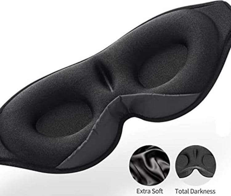 Bluetooth Sleep Headband with Eye Mask, Stereo Music for Sleeping and Relaxation, Pink