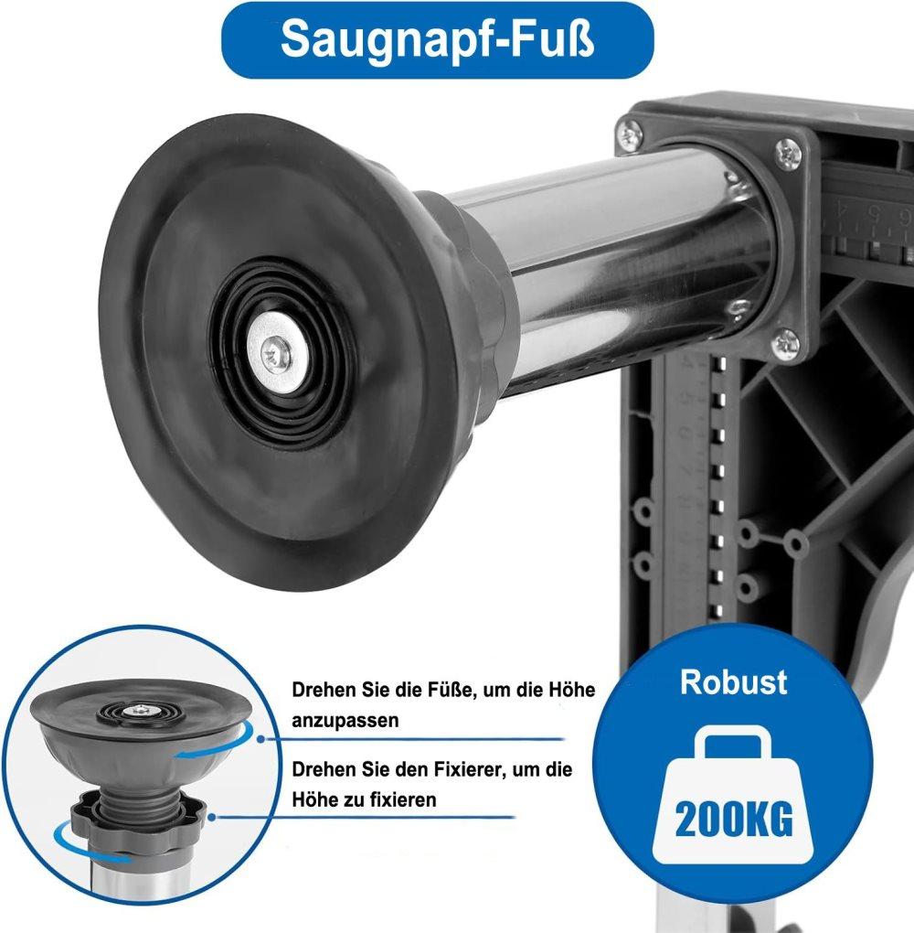 Washing machine base with vibration damping legs, strong load bearing capacity non slip and practical, 26-29cm