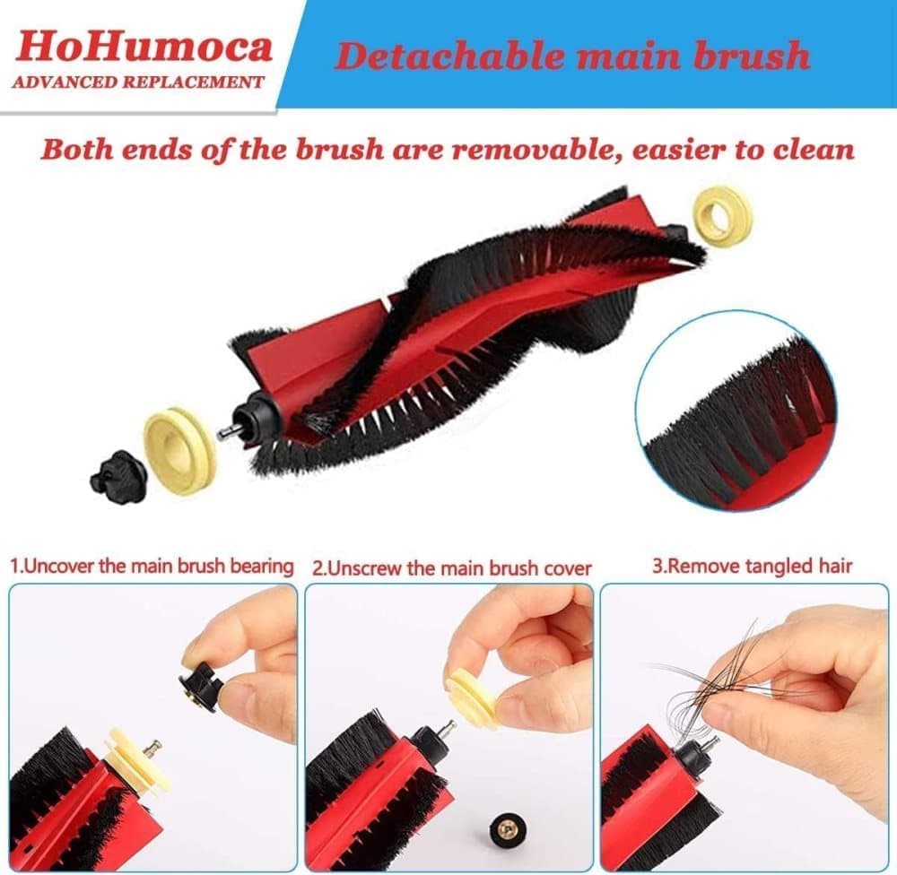 7 Pieces Roborock S5 S6 Accessories, Compatible with Roborock