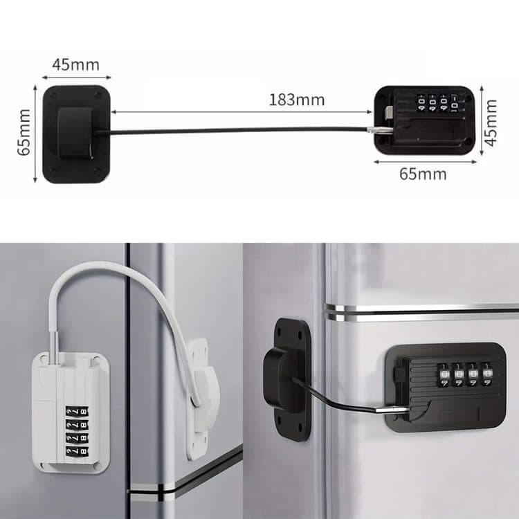Childproof Safety Lock 2-Pack for Windows, with Code Lock