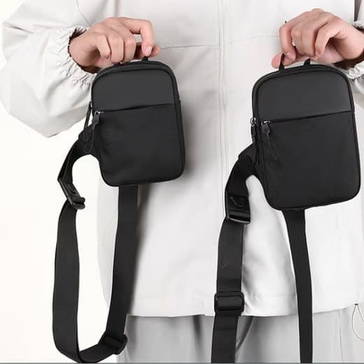 Waterproof Shoulder Bag for Cycling Sports Travel, Black, L