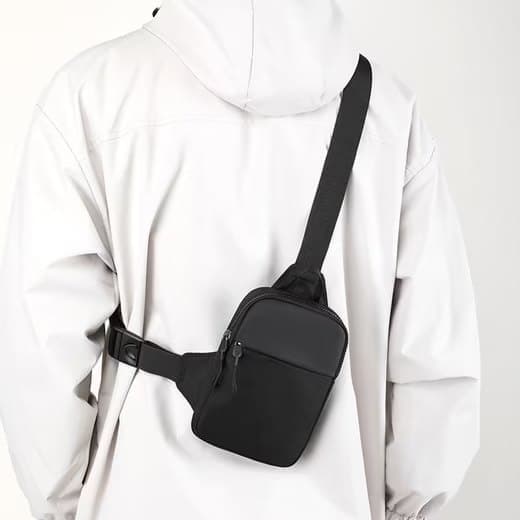 Waterproof Shoulder Bag for Cycling Sports Travel, Black, L