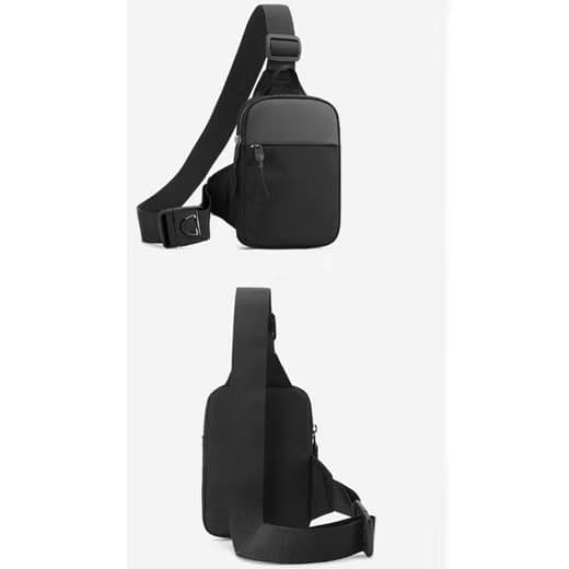 Waterproof Shoulder Bag for Cycling Sports Travel, Black, L