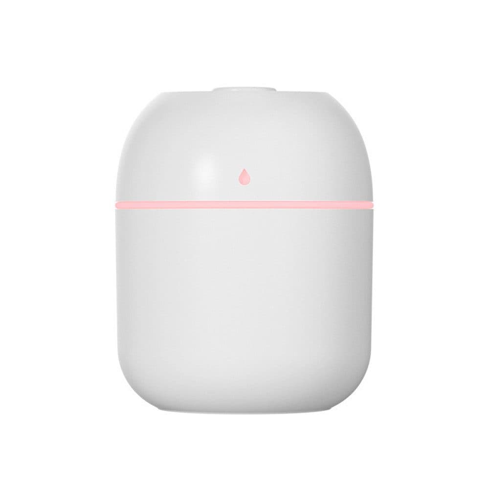 Portable Mini Humidifier 0.22L with USB, Automatic Shutoff, 2 Spray Modes for Bedroom Office and Car, White