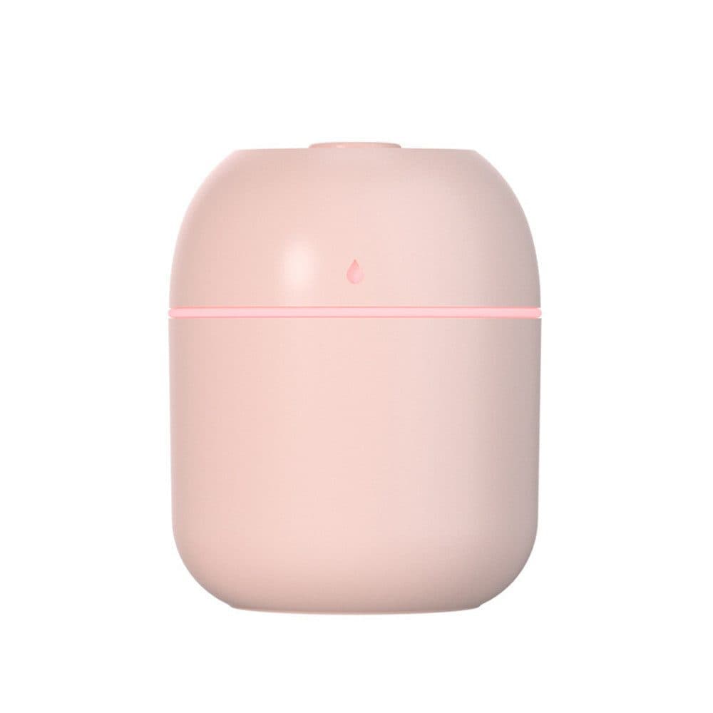 Portable Mini Humidifier 0.22L with USB, Automatic Shutoff, 2 Spray Modes for Bedroom Office and Car, Pink