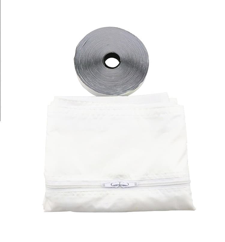 Window Seal for Portable AC with Zipper and Tape, Compatible with All Mobile Air Conditioners, 300 x 32cm