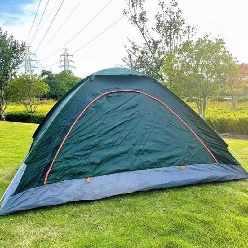 1-Person Camping Tent Automatic Pop Up Beach Tent Waterproof Wind Shelter Easy Setup, Blue, 200x100x110cm