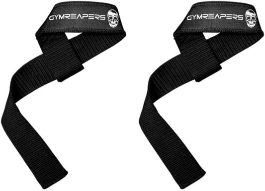 Lifting Wrist Straps for Weightlifting Bodybuilding, Compatible with Gymreapers, Black