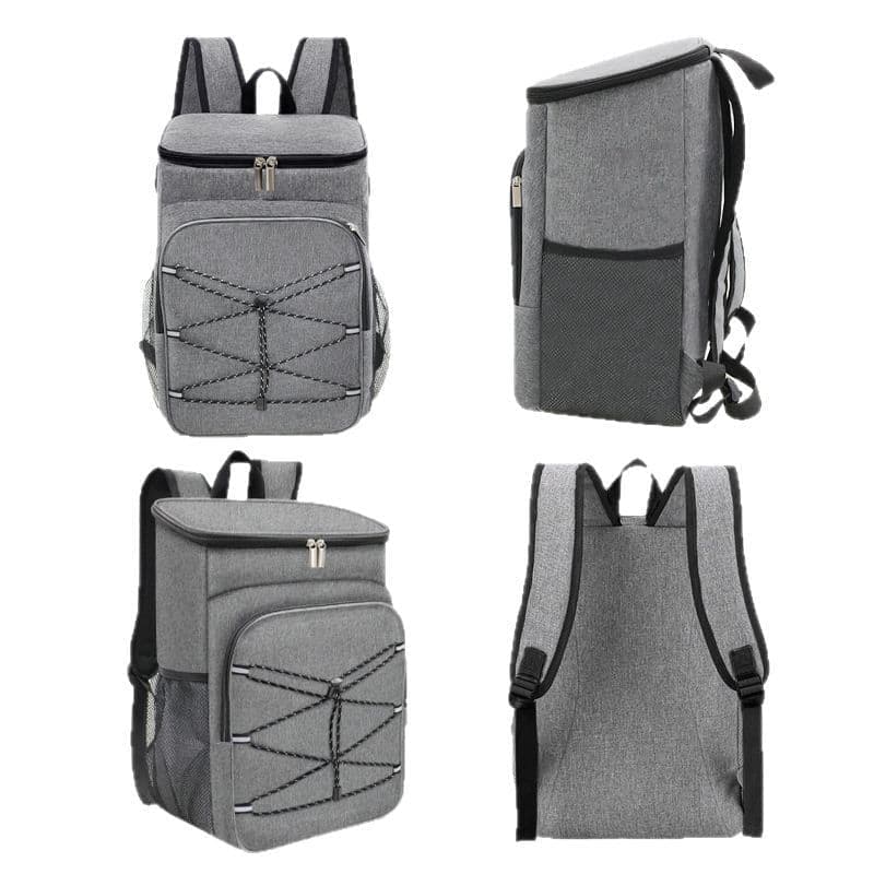 Large Capacity Insulated Backpack Cooler Bag Waterproof for Picnic Camping Lunch Grill, Dark Blue
