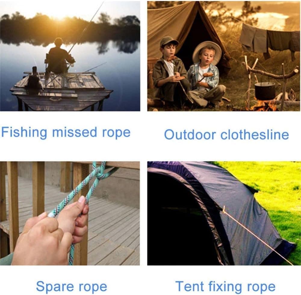 10m Retractable Clothesline Portable for Indoors Outdoors Travel Camping Hotels Gardens, 10m Orange