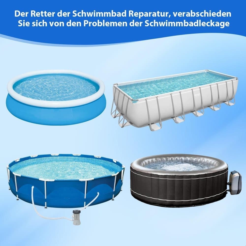 Waterproof Repair Tape 7 cm x 100 cm, Self Adhesive Pool Repair and Sealing Tape