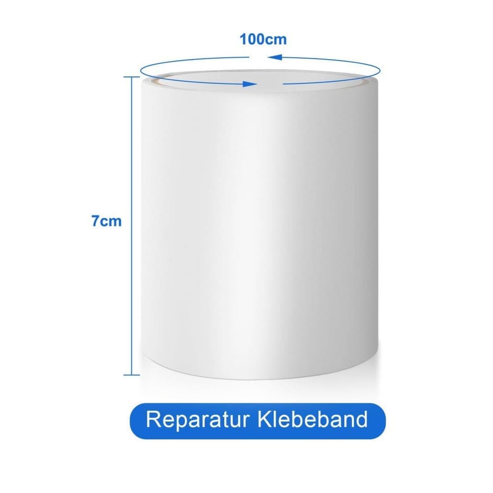 Waterproof Repair Tape 7 cm x 100 cm, Self Adhesive Pool Repair and Sealing Tape