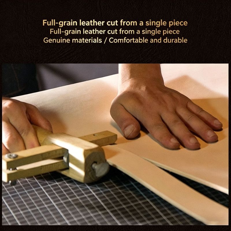 Premium Genuine Leather Dog Collar/Durable Real Leather Adjustable Collars For Male Female(M,Red)