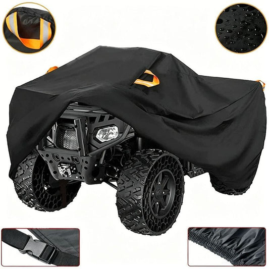 210D ATV Cover - Waterproof and Sunscreen Beach Car Cover, Four-Wheel Off-Road Vehicle Cover(XXL（220*98*106CM）)