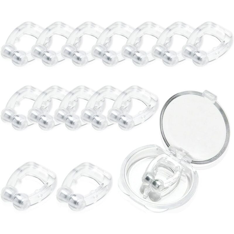 15 Pack Magnetic Anti Snoring Nasal Clip, Anti Snoring Device