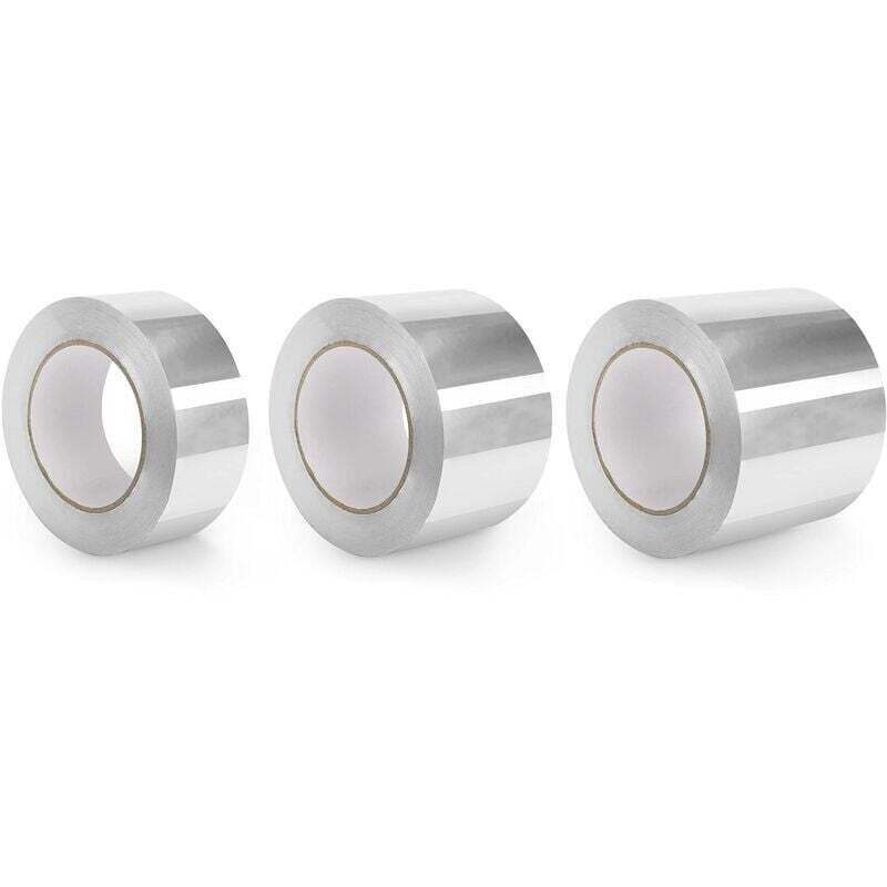 1 Roll Aluminum Adhesive Tape, High Temperature Waterproof Sealing Tape, 50 mm x 50 m