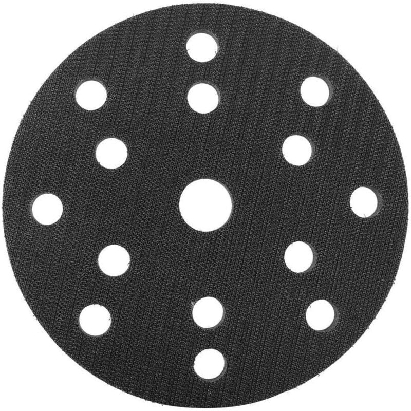 10 Pack Soft Sanding Pad, 15 Hole Soft Sponge Interface Pad, Diameter 150 mm