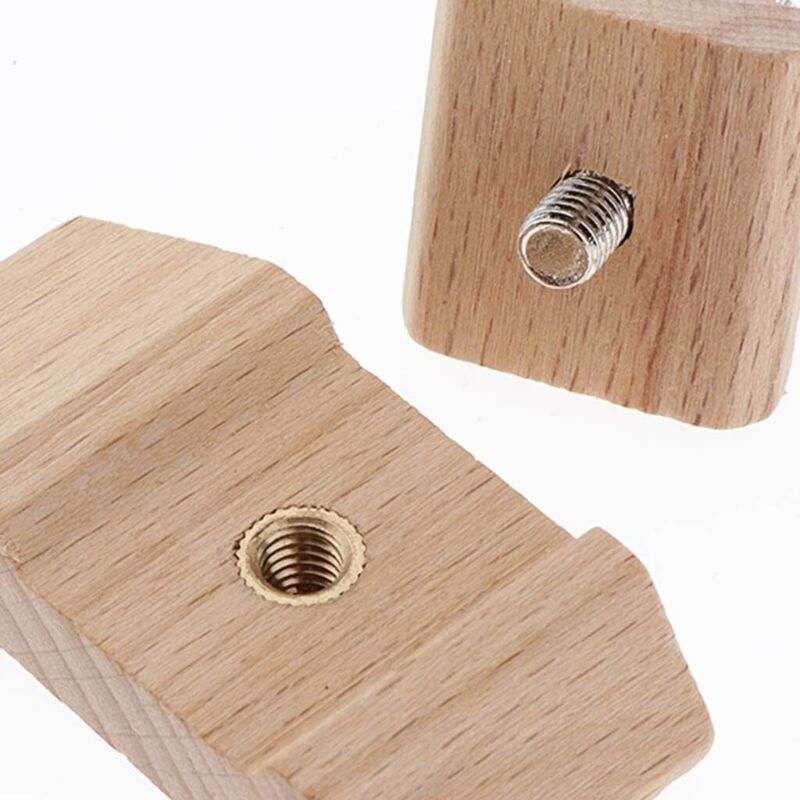 Wooden Sanding Block for Leather Craft, Handmade Abrasive Edge Polishing Tool