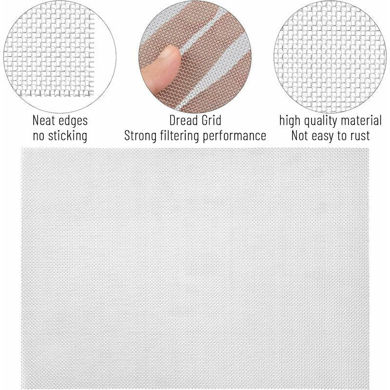 4 Pack Steel Mesh Fence, 30 cm