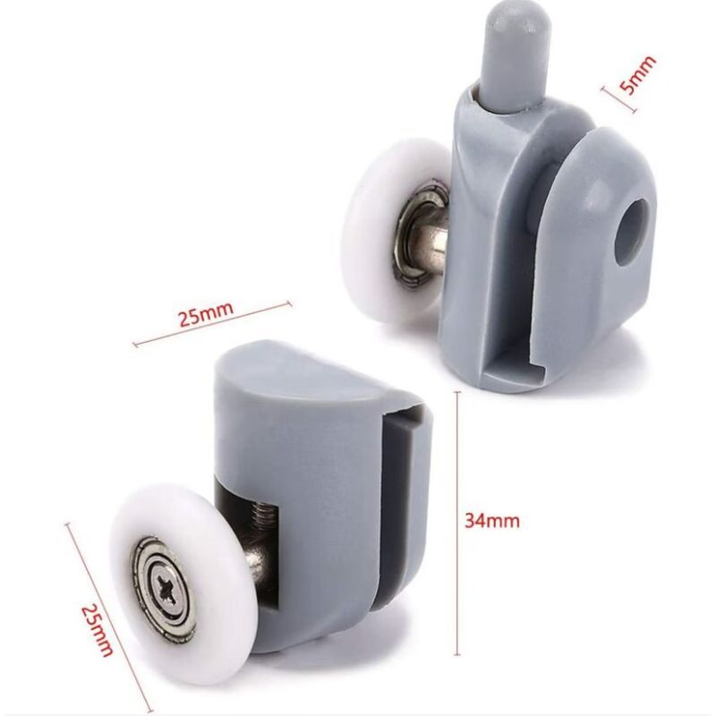 8 Pack Shower Door Roller Caster Wheel, 23 mm