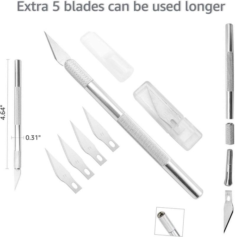 DIY Vinyl Film Tool Kit, Squeegee Craft Cutter with Replaceable Blades, Tape Measure for Wallpaper Window Tint