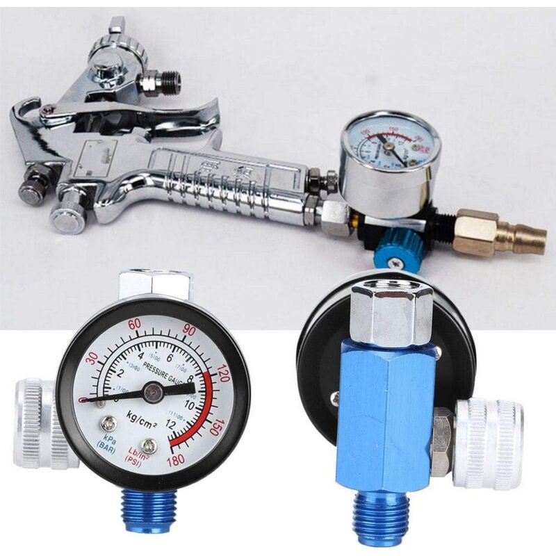 Air Pressure Regulator for Spray Gun Paint Gun, 1 Quarter Inch