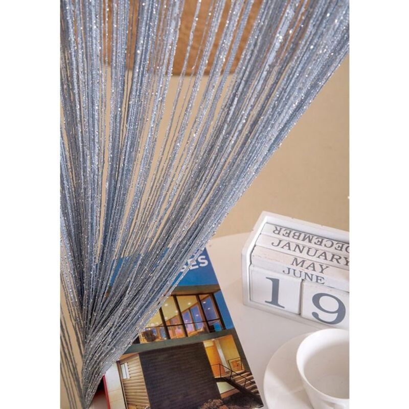 Fringe Door Curtain Wall Panel Room Divider for Home Patio Bedroom Cafe, 1 x 2 m