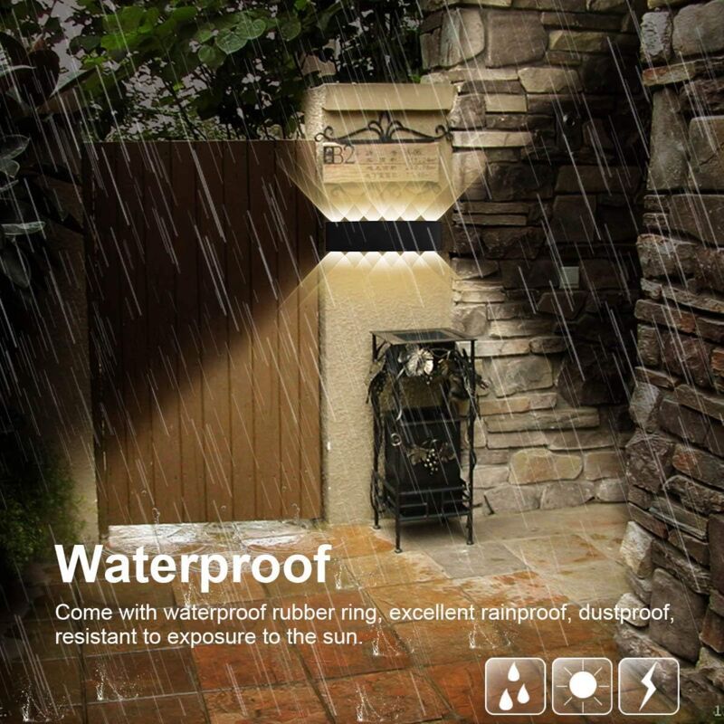 12W Warm White LED Wall Light Waterproof Up Down Aluminum Wall Lamp Indoor Outdoor
