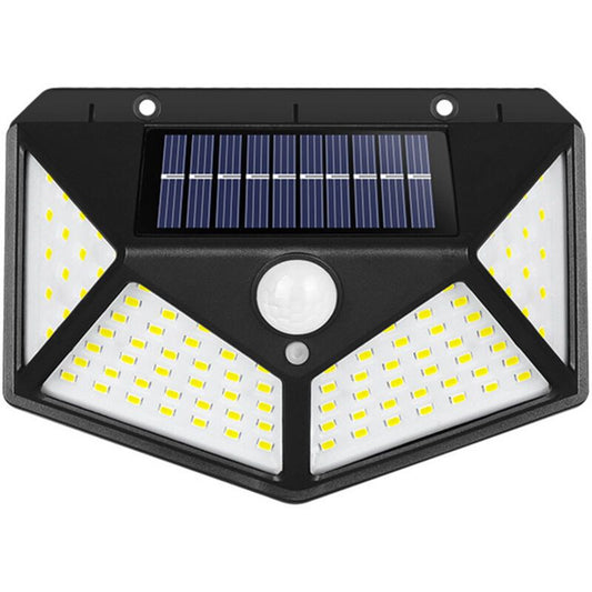1 Pack Outdoor Solar Light 100 LEDs Motion Sensor Waterproof 1200mAh for Garden