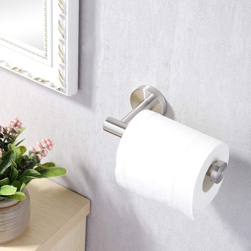 SUS304 Stainless Steel Wall Mounted Toilet Paper Holder Bathroom Polished Finish A2175S12
