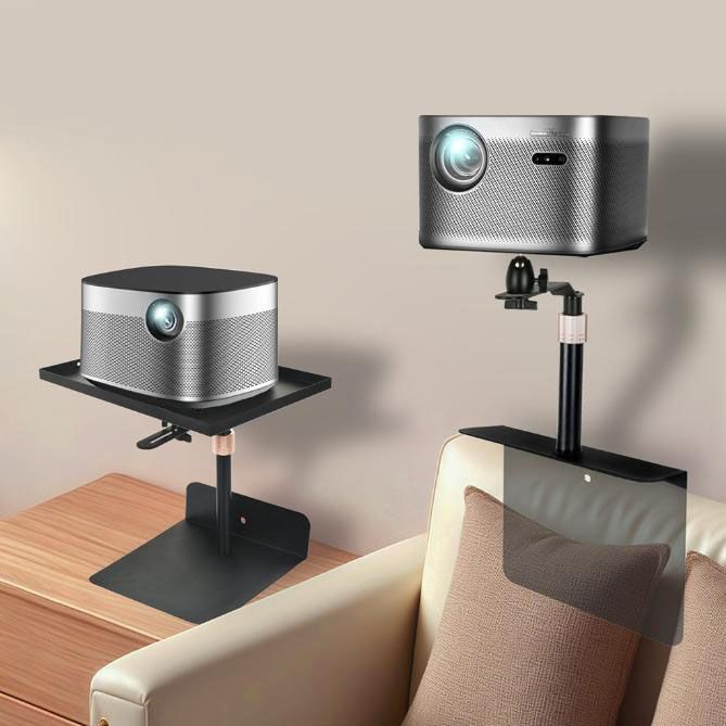 Hidden No-Drill Projector Stand, Sofa Bed Gap Floor Projector Mount with Adjustable Height, for Bedroom Home Theater